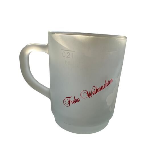 Vintage 1960's Bockling frosted Santa mug, German Christmas - Picture 3 of 6